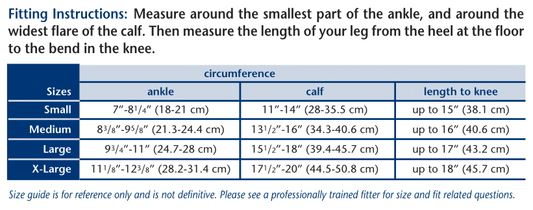 Truform 1944 Size Chart