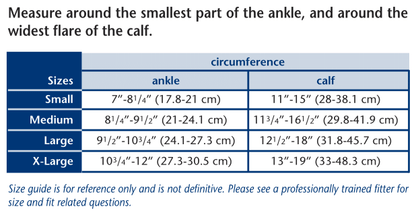 Truform 253 Size Chart