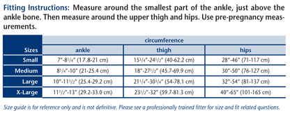 Truform 267 Size Chart