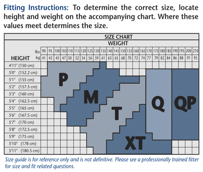 Truform 1777 Size Chart