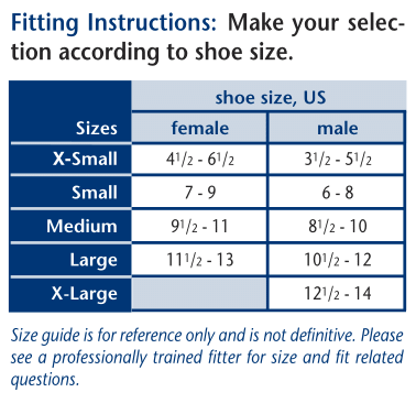 Truform 1912 Size Chart