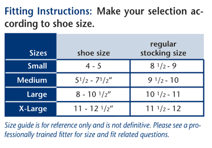 Truform 1975 Size Chart
